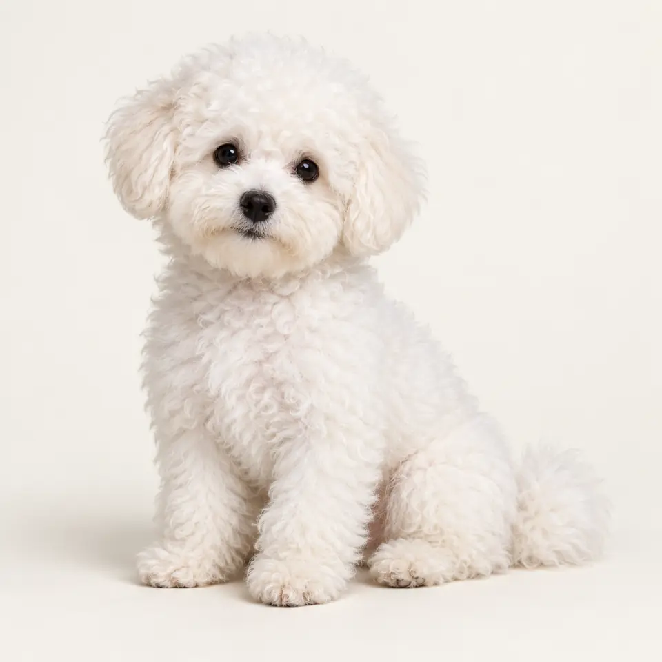 Pui Bichon Frise — imagine de prezentare.