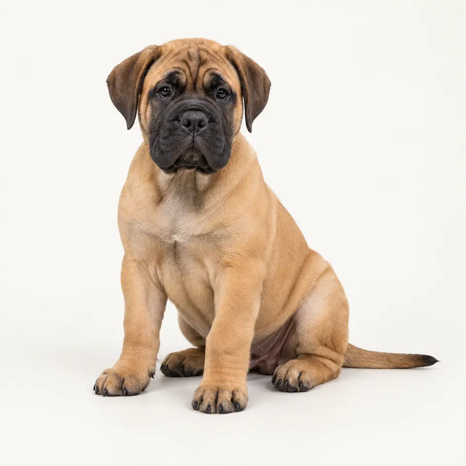 Pui Bullmastiff — imagine de prezentare.
