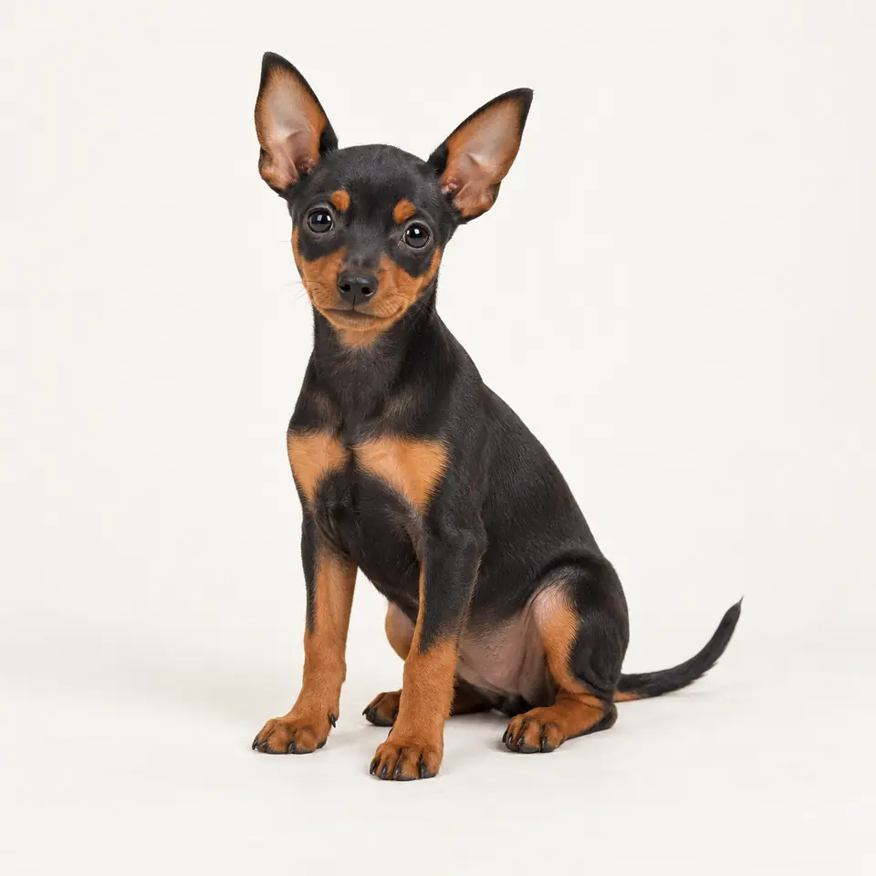 Pui Pinscher Pitic — imagine de prezentare.
